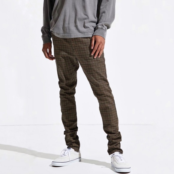 uo tartan skinny pant
